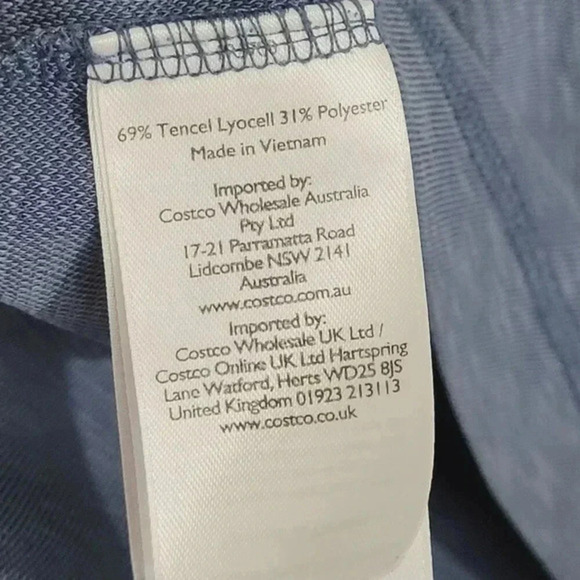 Eddie Bauer Mens XL Active Polo Shirt Blue Tencel Lyocell/Polyester ‎ 4CT - Picture 5 of 7